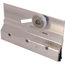 Prime-Line 3/4 in. D X 3.5 in. L Chrome Aluminum/Nylon Roller Assembly 2 pk