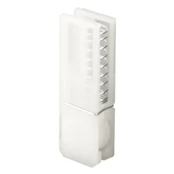 Prime-Line 3/4 in. D X 1/4 in. L Matte White Nylon Roller Assembly 2 pk