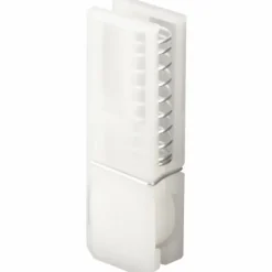Prime-Line 3/4 in. D X 1/4 in. L Matte White Nylon Roller Assembly 2 pk