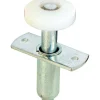 Prime-Line 3/8 in. D X 1.88 in. L Mill Silver Steel Bi-fold Door Wheel Guide 2 pc
