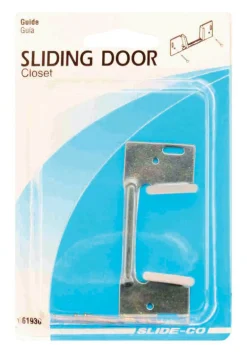 Prime-Line 1.38 in. D X 3.25 in. L Mill Silver Steel Pocket Door Slide Guide 1 pk