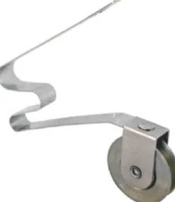 Prime-Line 1 in. D X 1/4 in. L Mill Steel Spring Tension Roller Assembly 2 pk