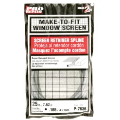 Prime-Line 0.17 in. D X 300 in. L Screen Spline