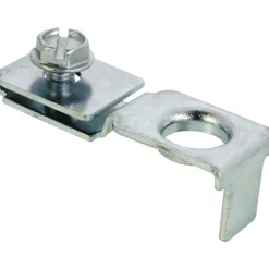 Prime-Line 0.38 in. D X 1.25 in. L Zinc-Plated Silver Steel Bracket 1 pk