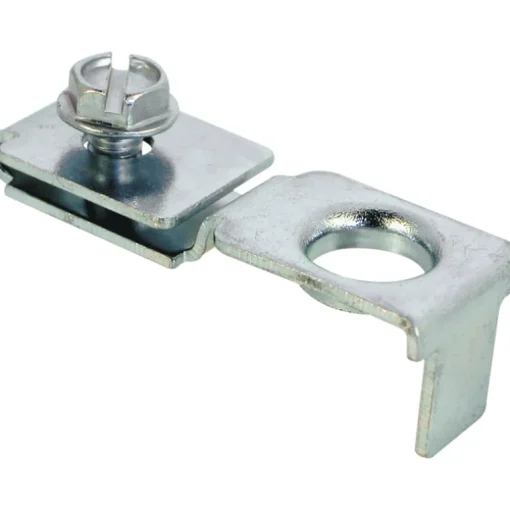Prime-Line 0.38 in. D X 1.25 in. L Zinc-Plated Silver Steel Bracket 1 pk