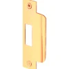 Prime-Line 4.875 in. H X 1.25 in. L Brass-Plated Steel Door Strike