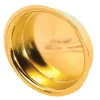 Prime-Line 1.75 in. L Brass-Plated Gold Steel Flush Mortise Finger Pull