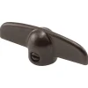 Prime-Line 2.4 in. L Painted Bronze Zinc Universal Casement Tee Handles 2 pk