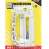 Prime-Line 3.31 in. L White Steel Chain Door Guard