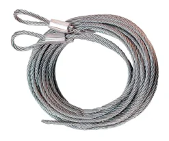 Prime-Line 5.75 in. W X 12 ft. L X 1/8 in. D Carbon Steel Extension Cables