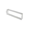 Prime-Line 7.5 in. W X 2.25 in. H Satin Nickel Mail Slot Sleeve