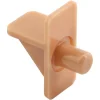 Prime-Line Beige Plastic Shelf Support Peg 1/4 inch Ga. 1 in. L 5 lb
