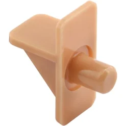 Prime-Line Beige Plastic Shelf Support Peg 1/4 inch Ga. 1 in. L 5 lb