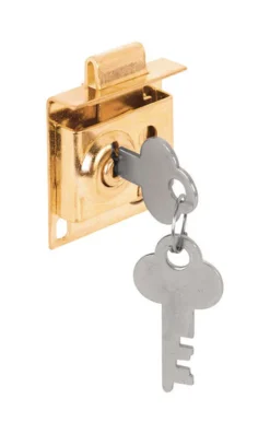 Prime-Line Brass Plated Steel Mailbox Lock