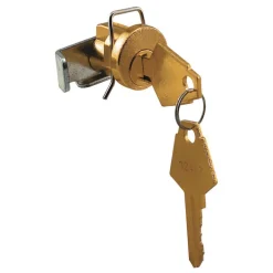 Prime-Line Brass Plated Steel Counter Clockwise Mailbox Lock