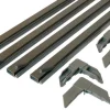 Prime-Line Bronze Aluminum 5/16 in. W X 3/4 in. L Screen Frame Kit 1 pk