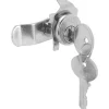 Prime-Line Brushed Nickel Steel Counter Clockwise Mailbox Lock