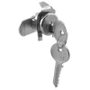Prime-Line Brushed Nickel Steel Counter Clockwise Mailbox Lock