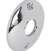 Prime-Line Chrome Silver Steel Door Knob Rosettes 2 pk