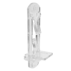 Prime-Line Clear Plastic Shelf Bracket 1/2 in. L 5 lb