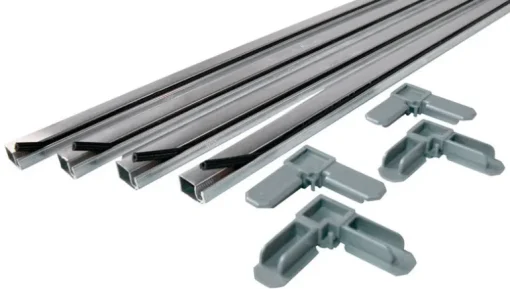 Prime-Line Mill Aluminum 7/16 in. W X 3/4 in. L Screen Frame Kit 1 pk