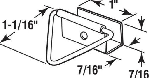 Prime-Line Mill Aluminum Specialty Latches 4 pk