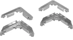 Prime-Line Mill Metal 5/16 in. W X 3/4 in. L Screen Frame Corner 1 pk