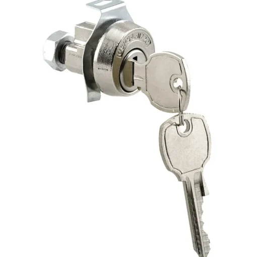 Prime-Line Nickel Steel Clockwise Mailbox Lock Cylinder