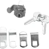 Prime-Line Nickel Steel Counter Clockwise Mailbox Lock
