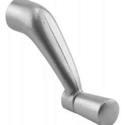 Prime-Line Painted Silver Aluminum Single-Arm Casement Operator Crank Handle For Universal