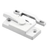 Prime-Line Painted White Diecast Vinyl Window Sash Lock 1 pk