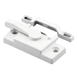 Prime-Line Painted White Diecast Vinyl Window Sash Lock 1 pk