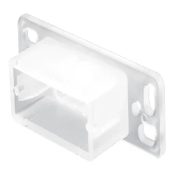 Prime-Line Plastic Center Guide Drawer Track Back Plate 2 pk