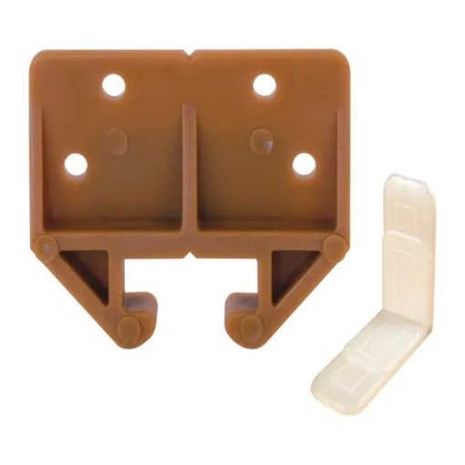 Prime-Line Plastic Center Guide Drawer Track Guide 2 pk
