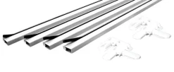 Prime-Line White Aluminum 5/16 in. W X 36 in. L Screen Frame Kit 1 pk