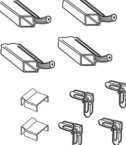 Prime-Line White Aluminum 5/16 in. W X 36 in. L Screen Frame Kit 1 pk