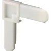 Prime-Line White Plastic 3/8 in. W X 3/4 in. L Screen Frame Corner 1 pk