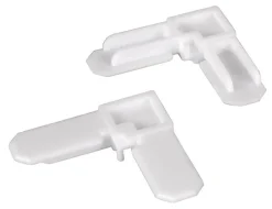 Prime-Line White Plastic 5/16 in. W X 3/4 in. L Screen Frame Corner 1 pk