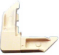 Prime-Line White Plastic 5/16 in. W X 3/4 in. L Screen Frame Corner 1 pk