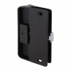 Prime-Line Zinc-Plated Black Plastic Latch and Pull 1 pk