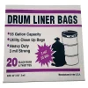 Primrose Plastics 55 gal Drum Liners Twist Tie 20 pk