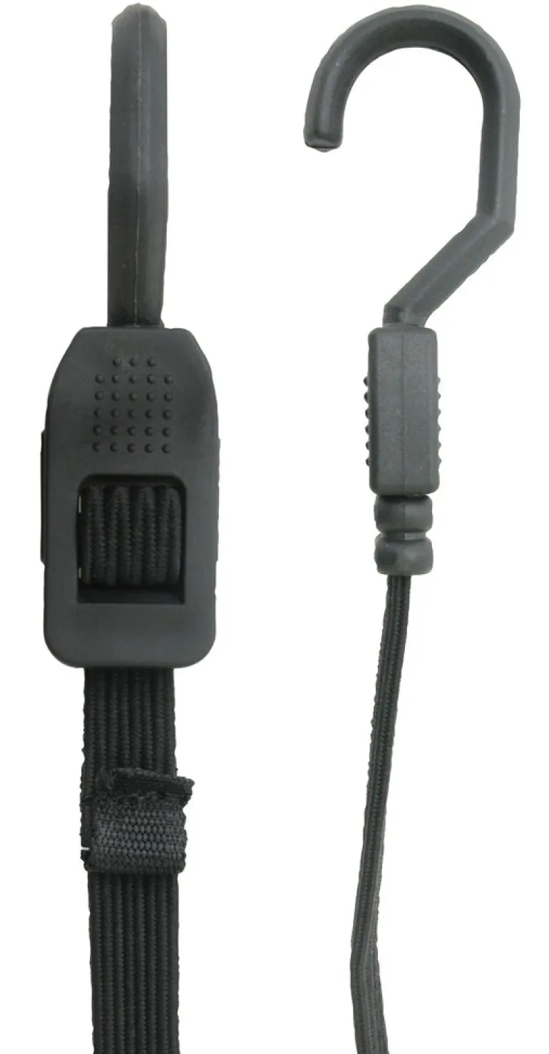 Pro Grip Assorted Colors Gorilla Grip Adjustable Flat Bungee 6 to 48 in. with Coated Hooks