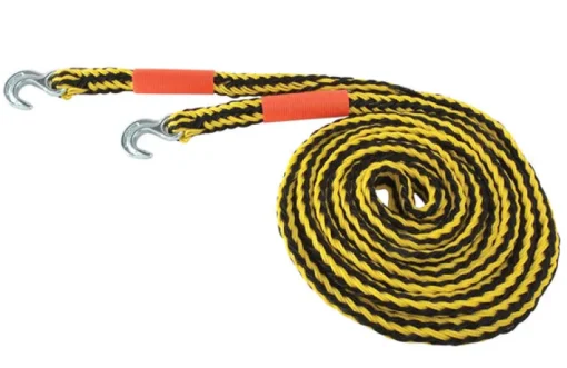 Pro Grip Tow Rope With Hooks 19ft. L, 7/8" 10000 Lb. Polypropylene, Steel Orange Blk