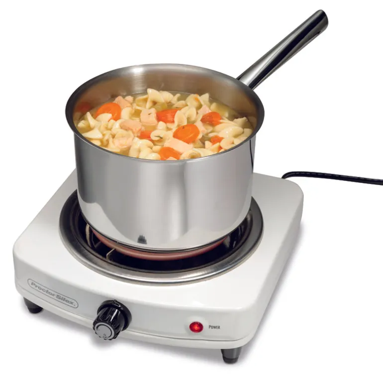 Proctor Silex 1 burners Chrome Table Top Burner