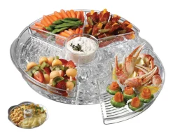 Prodyne Clear Plastic Appetizer Tray 1 pk