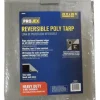 Projex 20 ft. W X 20 ft. L Heavy Duty Polyethylene Reversible Tarp Black/Silver