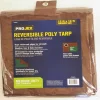 Projex 12 ft. W X 14 ft. L Medium Duty Polyethylene Poly Tarp Brown/Green