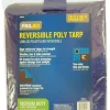 Projex 20 ft. W X 40 ft. L Medium Duty Polyethylene Reversible Tarp Blue/Brown