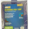 Projex 20 ft. W X 30 ft. L Medium Duty Polyethylene Reversible Tarp Blue/Brown