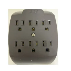 Projex Grounded 6 outlets Adapter 1 pk